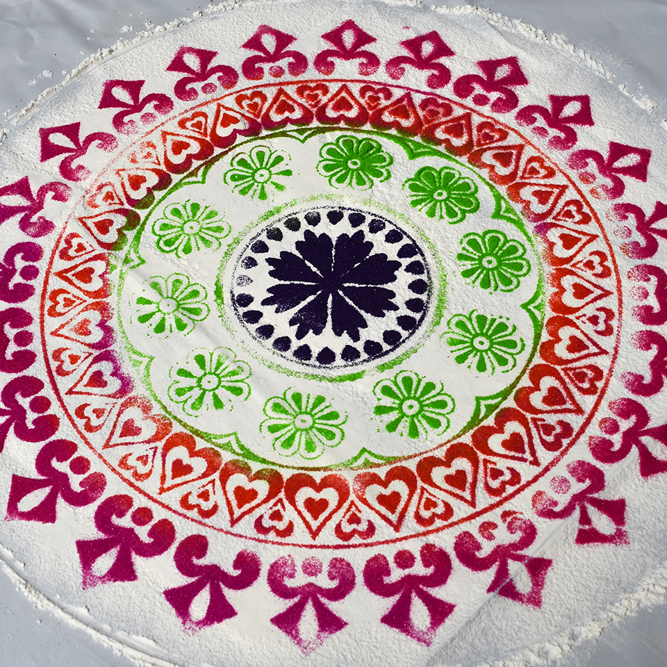 Decorative element from the Hindu Culture festival.