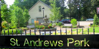St. Andrews Park in Tiverton.