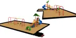 Artist's rendering of proposed playground for the Lake Huron Highlands park.