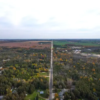 Aerial view of the Municipality of Kincardine.