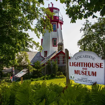 The Kincardine Lighthouse and Museum.