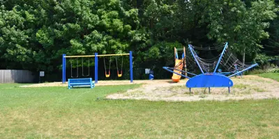 Playground equipment in Willow West Park, Kincardine.